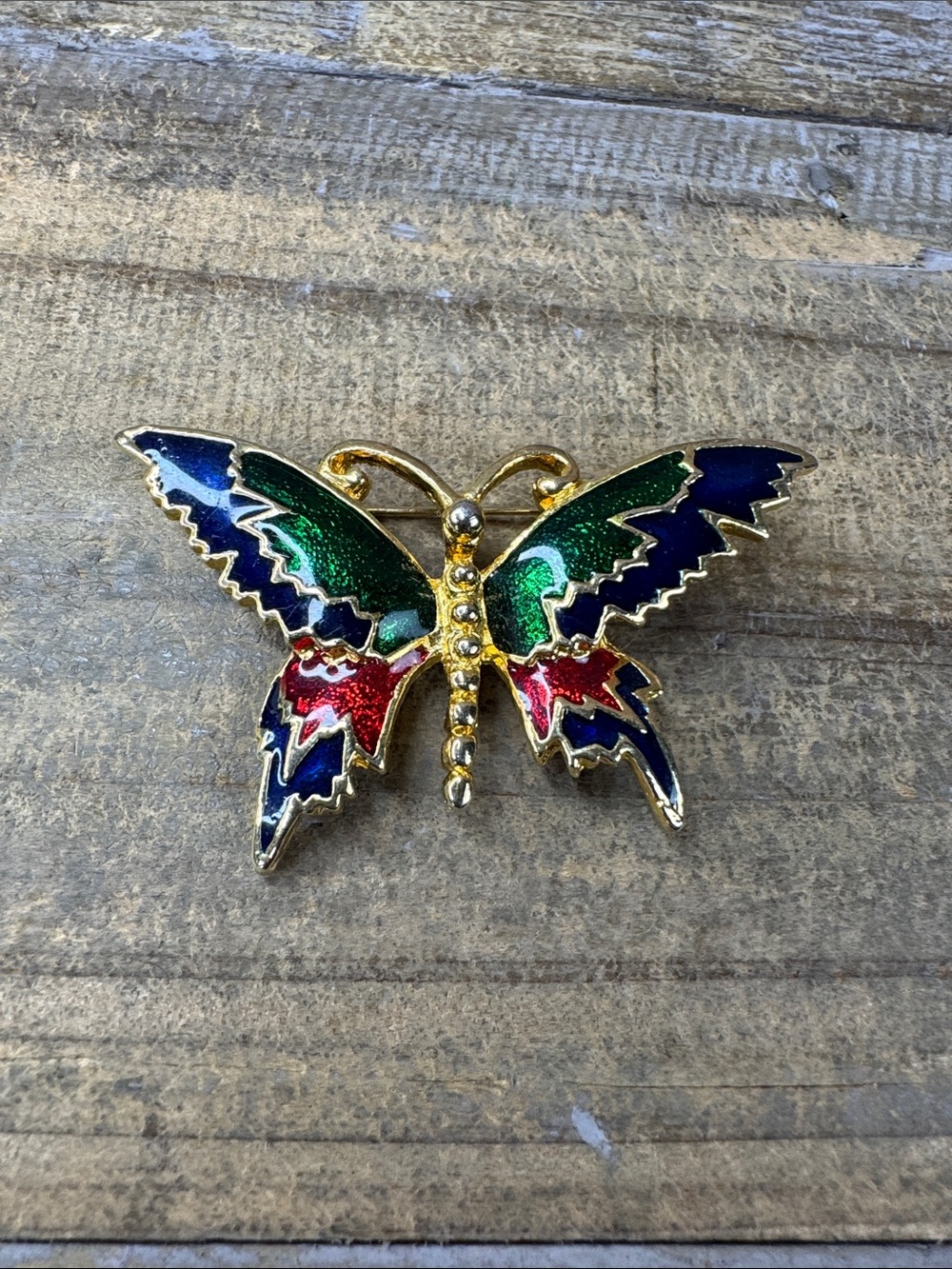 Colorful Enamel Butterfly Pin Brooch